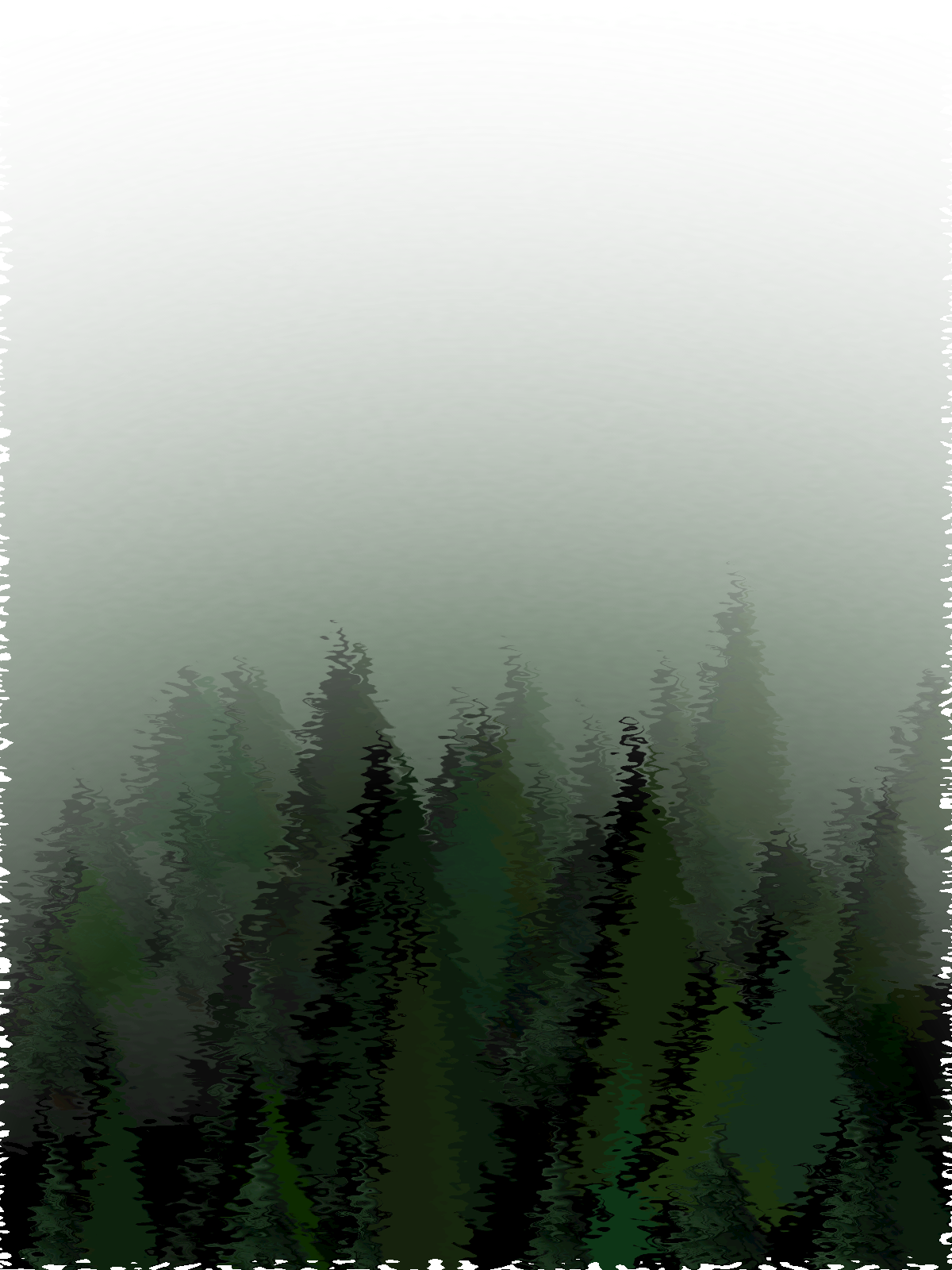 A foggy forest made with css-doodle